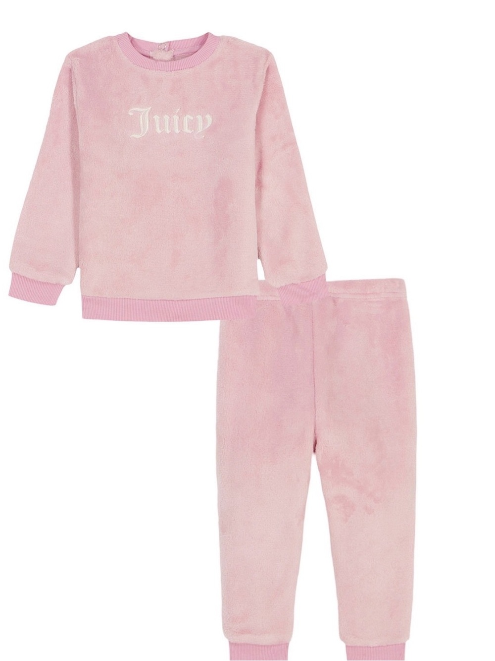 Juicy Couture Baby Girls' Sherpa Top and Pant, 2-Piece Set